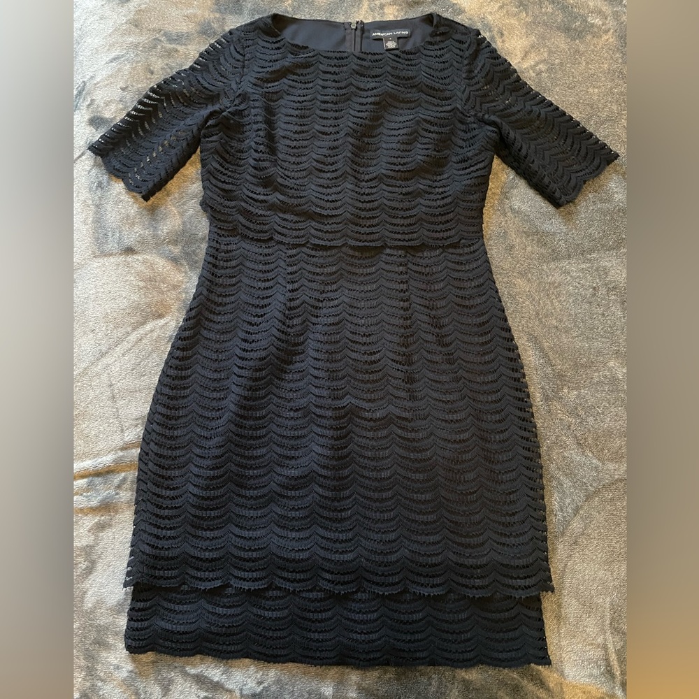 American Living Womens Dress, Size 4, Dark Navy Blue
